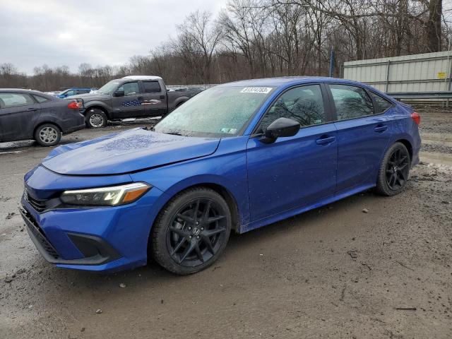 2HGFE2F52PH546610 - 2023 HONDA CIVIC SPORT BLUE photo 1