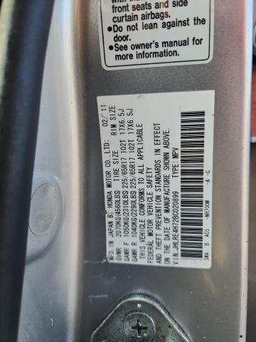 JHLRE4H72BC020899 - 2011 HONDA CR-V EXL SILVER photo 14