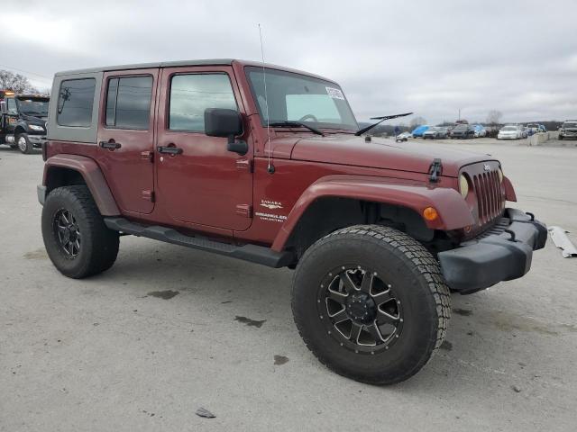 1J8GA59167L217414 - 2007 JEEP WRANGLER SAHARA RED photo 4