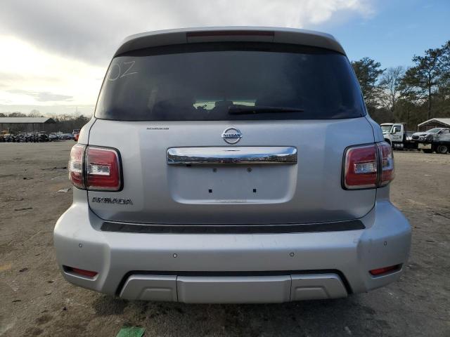 JN8AY2ND3H9006973 - 2017 NISSAN ARMADA SV SILVER photo 6