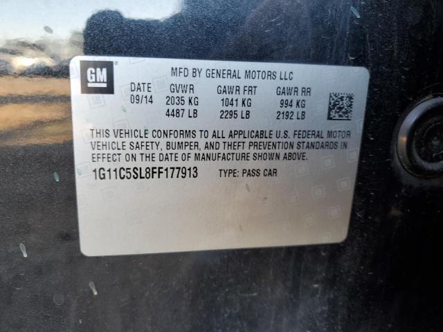 1G11C5SL8FF177913 - 2015 CHEVROLET MALIBU 1LT 黑色 照片 13