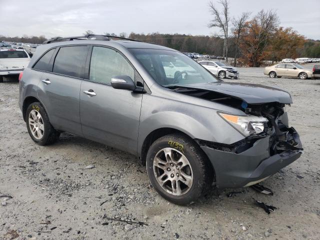 2HNYD28288H548757 - 2008 ACURA MDX GRAY photo 4