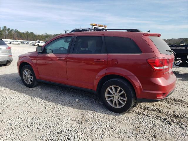 3C4PDCBG4GT135073 - 2016 DODGE JOURNEY SXT RED photo 2