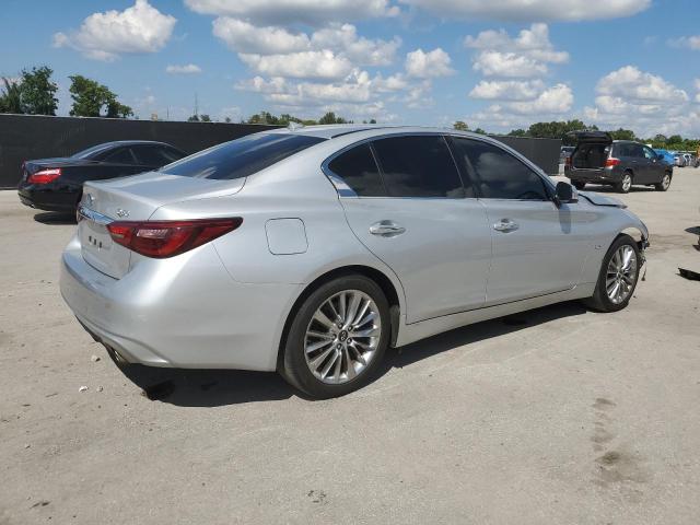 JN1EV7AP1KM519553 - 2019 INFINITI Q50 LUXE 银色 照片 3