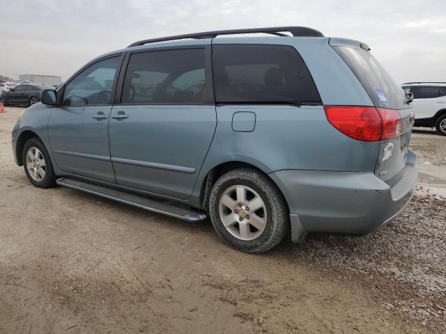 5TDZK23C48S199985 - 2008 TOYOTA SIENNA CE BLUE photo 2