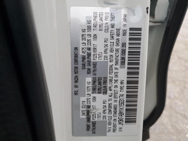 JM3KFABM1K1593174 - 2019 MAZDA CX-5 SPORT Blanc photo 13