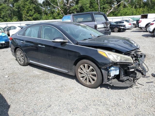 5NPE34AF2GH300482 - 2016 HYUNDAI SONATA SPORT BLACK photo 4