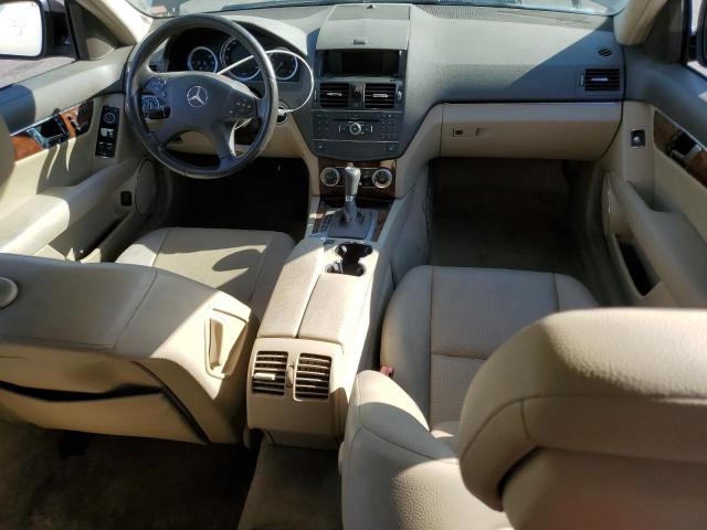 WDDGF81X99F220129 - 2009 MERCEDES-BENZ C 300 4MATIC BLACK photo 8