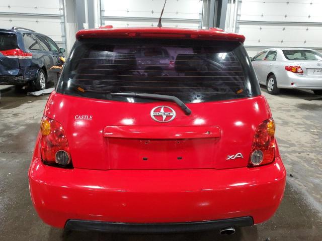 JTKKT624850094597 - 2005 TOYOTA SCION XA RED photo 6