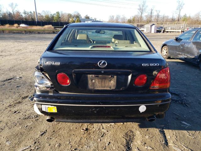 JT8BD69S430188688 - 2003 LEXUS GS 300 BLACK photo 6