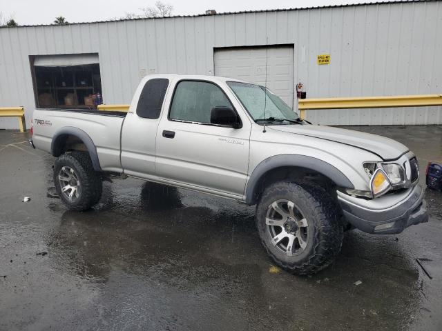 5TESN92N74Z335186 - 2004 TOYOTA TACOMA XTRACAB PRERUNNER ვერცხლისფერი ფოტო 4