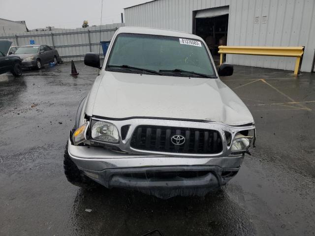 5TESN92N74Z335186 - 2004 TOYOTA TACOMA XTRACAB PRERUNNER ვერცხლისფერი ფოტო 5