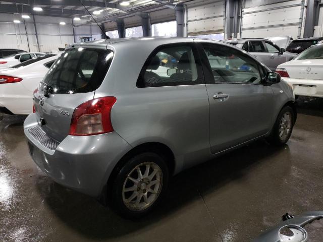 JTDJT923075029969 - 2007 TOYOTA YARIS SILVER photo 3