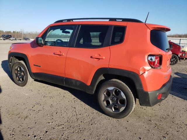 ZACCJBAB1JPH16214 - 2018 JEEP RENEGADE SPORT ORANGE photo 2