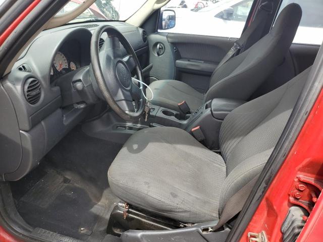 1J4GK48K22W108751 - 2002 JEEP LIBERTY SPORT RED photo 7