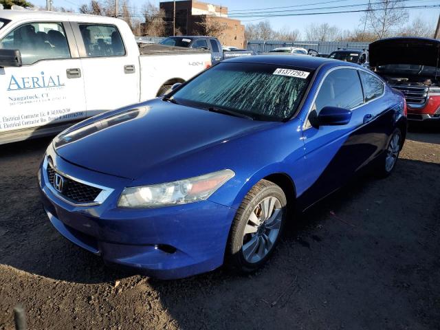 1HGCS1B88AA002009 - 2010 HONDA ACCORD EXL BLUE photo 1