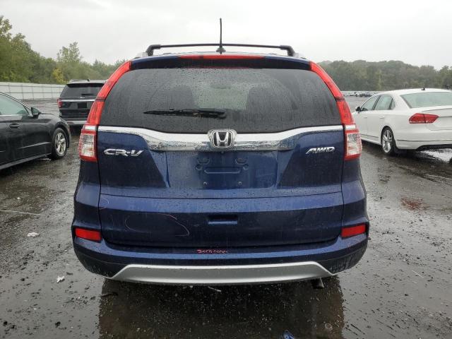 2HKRM4H74GH717955 - 2016 HONDA CR-V EXL BLUE photo 6