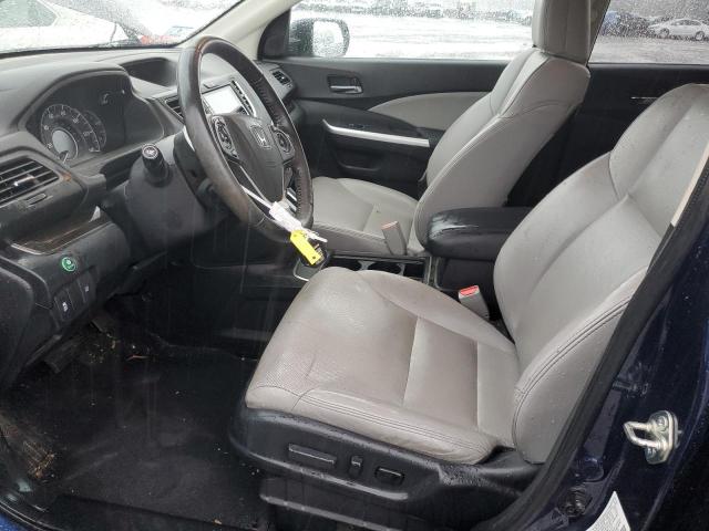 2HKRM4H74GH717955 - 2016 HONDA CR-V EXL BLUE photo 7