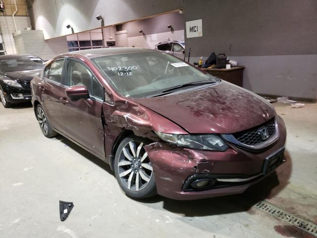 19XFB2F95EE060084 - 2014 HONDA CIVIC EXL ბურგუნდია ფოტო 4