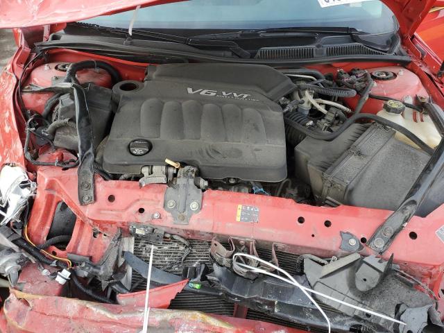 2G1WB5E35C1255958 - 2012 CHEVROLET IMPALA LT RED photo 11