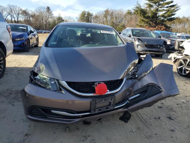 19XFB2F82FE239241 - 2015 HONDA CIVIC EX GRAY photo 5