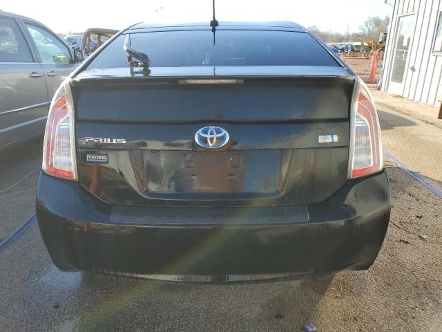 JTDKN3DU7D5578677 - 2013 TOYOTA PRIUS BLACK photo 6