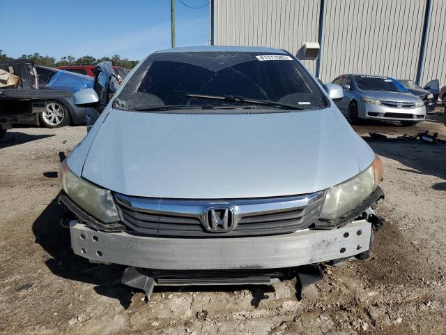 19XFB2F53CE014831 - 2012 HONDA CIVIC LX BLUE photo 5