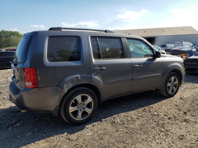 5FNYF4H53EB012886 - 2014 HONDA PILOT EXL GRAY photo 3