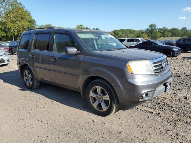 5FNYF4H53EB012886 - 2014 HONDA PILOT EXL GRAY photo 4