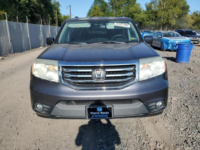 5FNYF4H53EB012886 - 2014 HONDA PILOT EXL GRAY photo 5