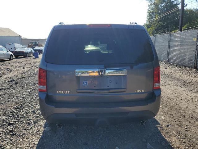 5FNYF4H53EB012886 - 2014 HONDA PILOT EXL GRAY photo 6