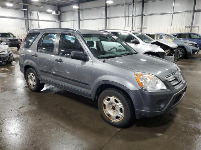 JHLRD785X5C036839 - 2005 HONDA CR-V LX GRAY photo 4