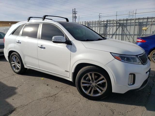 5XYKWDA76FG580979 - 2015 KIA SORENTO SX WHITE photo 4