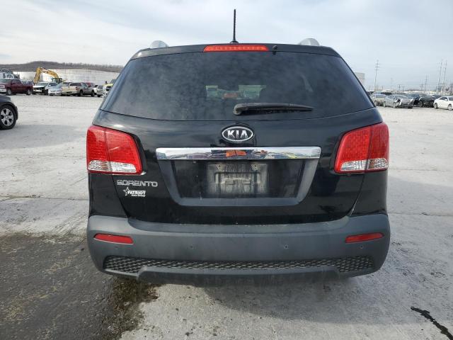 5XYKT4A24DG374859 - 2013 KIA SORENTO LX BLACK photo 6