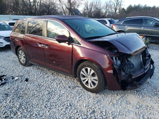 5FNRL5H30HB026668 - 2017 HONDA ODYSSEY SE MAROON photo 4