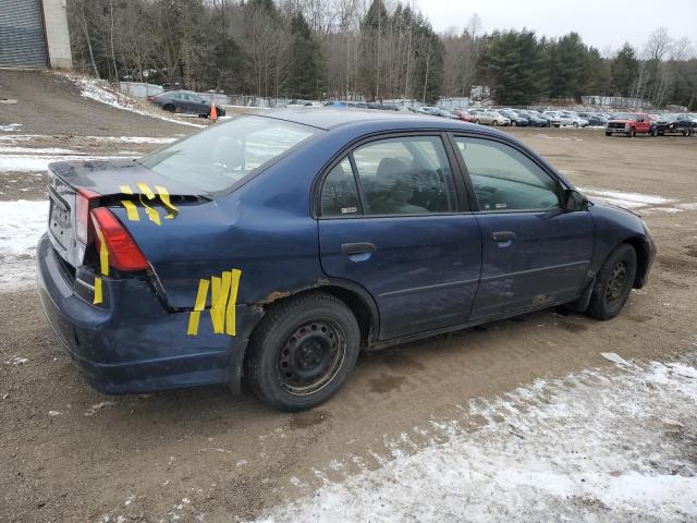 2HGES16374H929340 - 2004 HONDA CIVIC DX VP BLUE photo 3