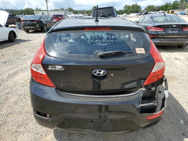 KMHCT5AE7DU059858 - 2013 HYUNDAI ACCENT GLS BLACK photo 6