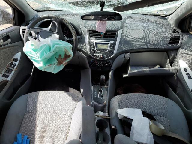 KMHCT5AE7DU059858 - 2013 HYUNDAI ACCENT GLS BLACK photo 8