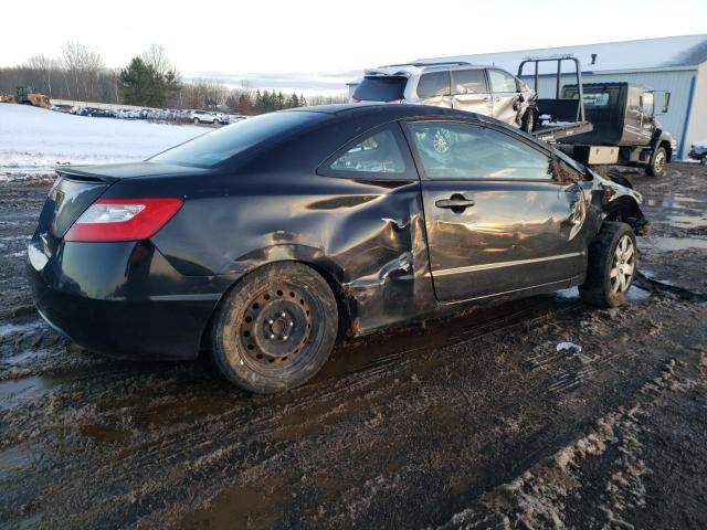 2HGFG12677H565723 - 2007 HONDA CIVIC LX BLACK photo 3