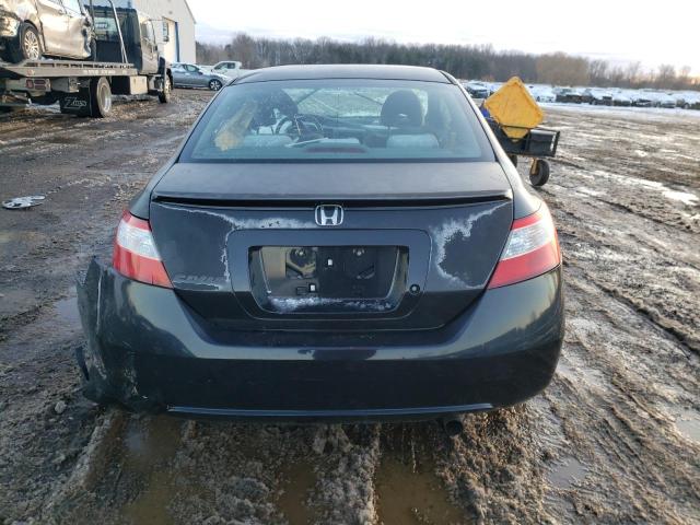 2HGFG12677H565723 - 2007 HONDA CIVIC LX BLACK photo 6