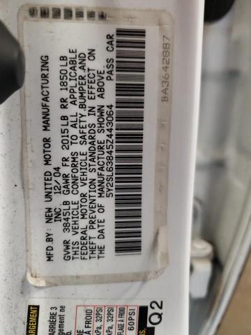 5Y2SL63845Z443064 - 2005 PONTIAC VIBE WHITE photo 12