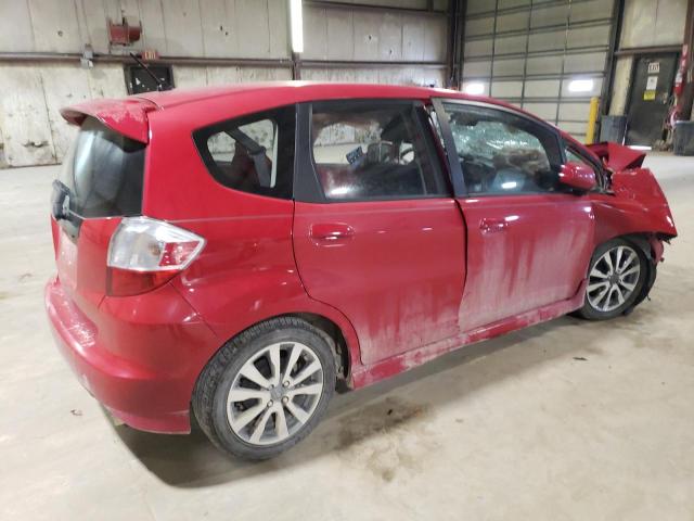 JHMGE8H55DC072183 - 2013 HONDA FIT SPORT RED photo 3