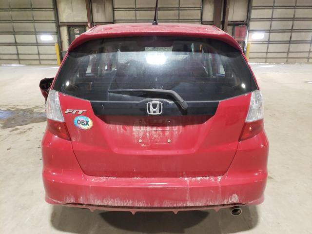 JHMGE8H55DC072183 - 2013 HONDA FIT SPORT RED photo 6