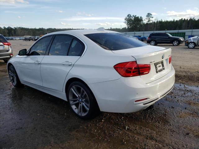 WBA8D9G52JNU70562 - 2018 BMW 330 XI WHITE photo 2