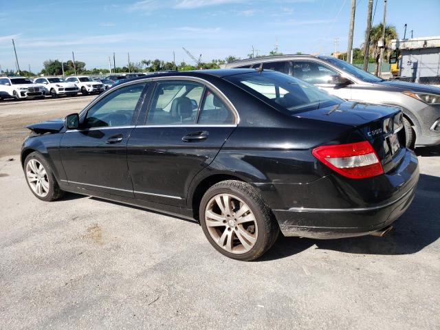 WDDGF81X09F268411 - 2009 MERCEDES-BENZ C 300 4MATIC BLACK photo 2
