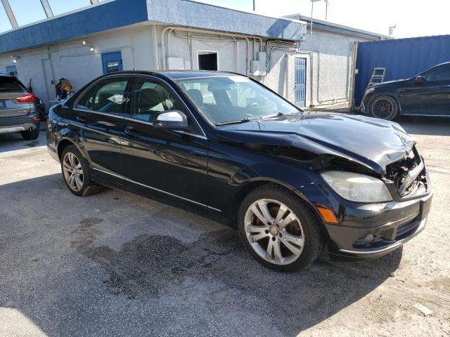 WDDGF81X09F268411 - 2009 MERCEDES-BENZ C 300 4MATIC BLACK photo 4
