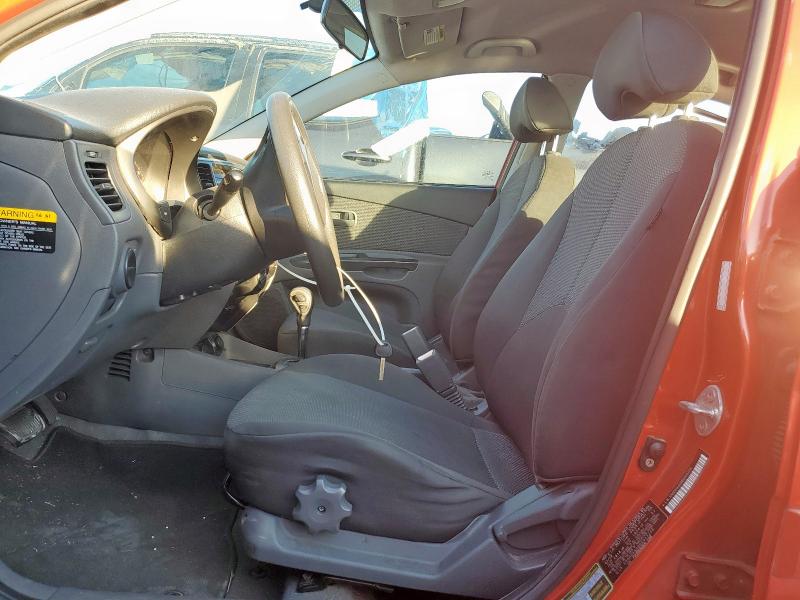 KNADH4A38B6913208 - 2011 KIA RIO BASE ნარინჯისფერი ფოტო 7