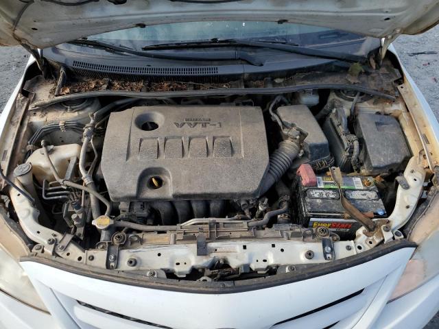 JTDBU4EE5BJ104702 - 2011 TOYOTA COROLLA BASE WHITE photo 11