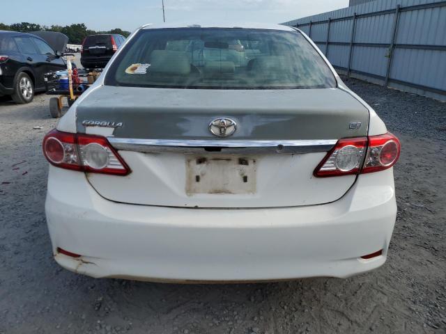 JTDBU4EE5BJ104702 - 2011 TOYOTA COROLLA BASE WHITE photo 6