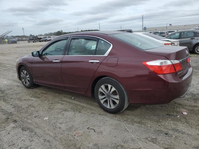 1HGCR2F37EA122647 - 2014 HONDA ACCORD LX BURGUNDY photo 2